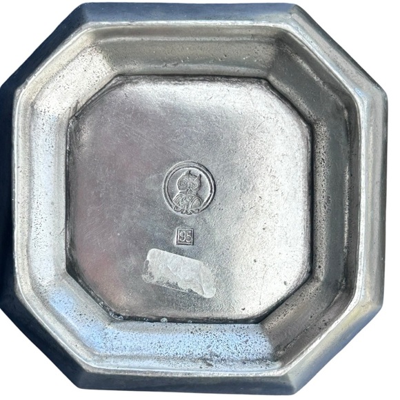 MARINONI Arte Italica Pewter MCM 4 Piece Coffee Service Made in Italy - Picture 14 of 16